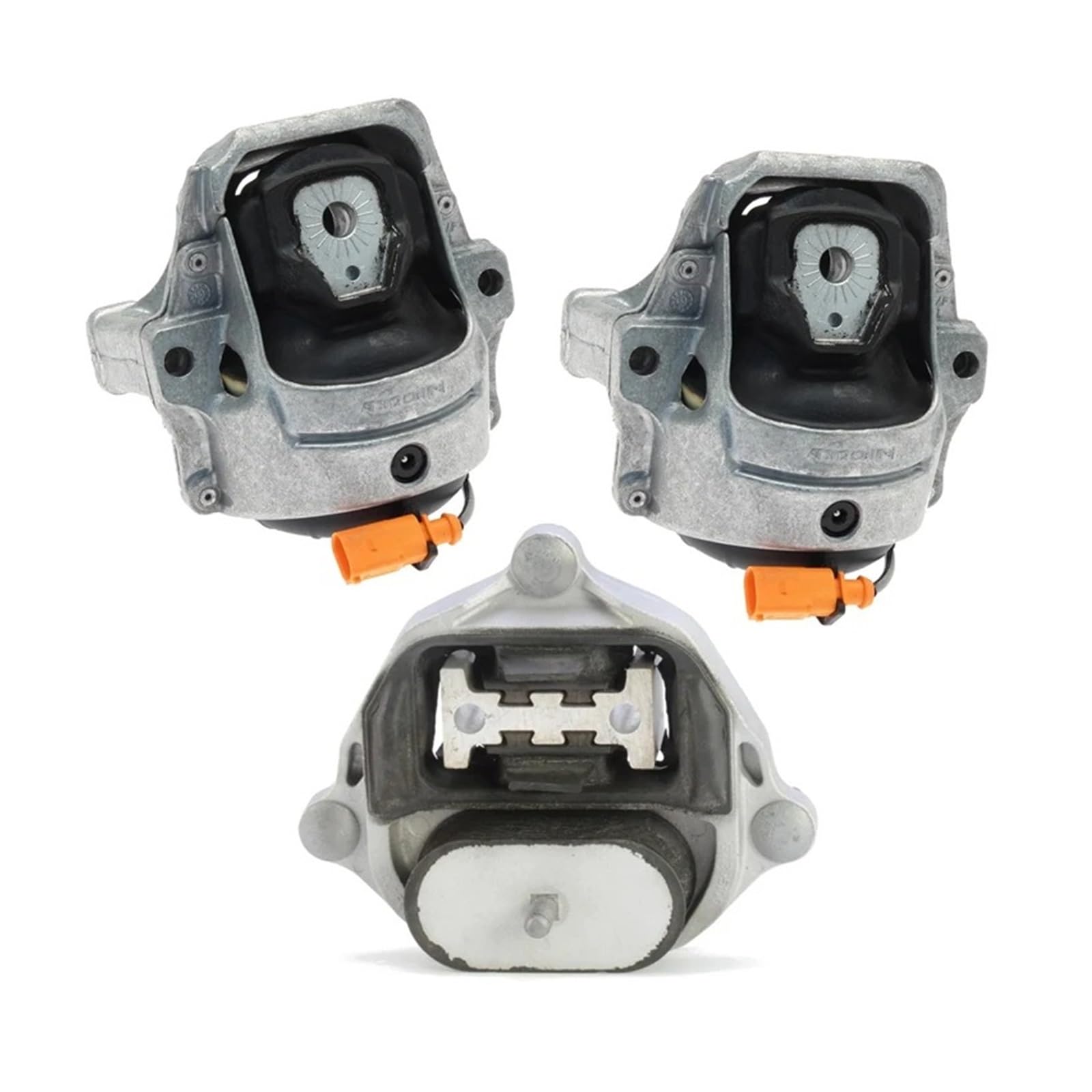 Nokrgqw One Color For A4 For A5 Rs5 Sq5 Q5 2010-2018 Allroad For Macan 8R0199381c 8R0199381e 8K0399151db 3Pcs Motor & Trans Mount Car Engine Mounts