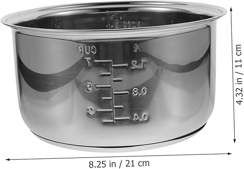Miniatura 5 de Arrocera Arroz Liner utensilios de cocina japoneses arroz arroz japonés de acero inoxidable arroz interior olla de cocción interior de arroz tanque