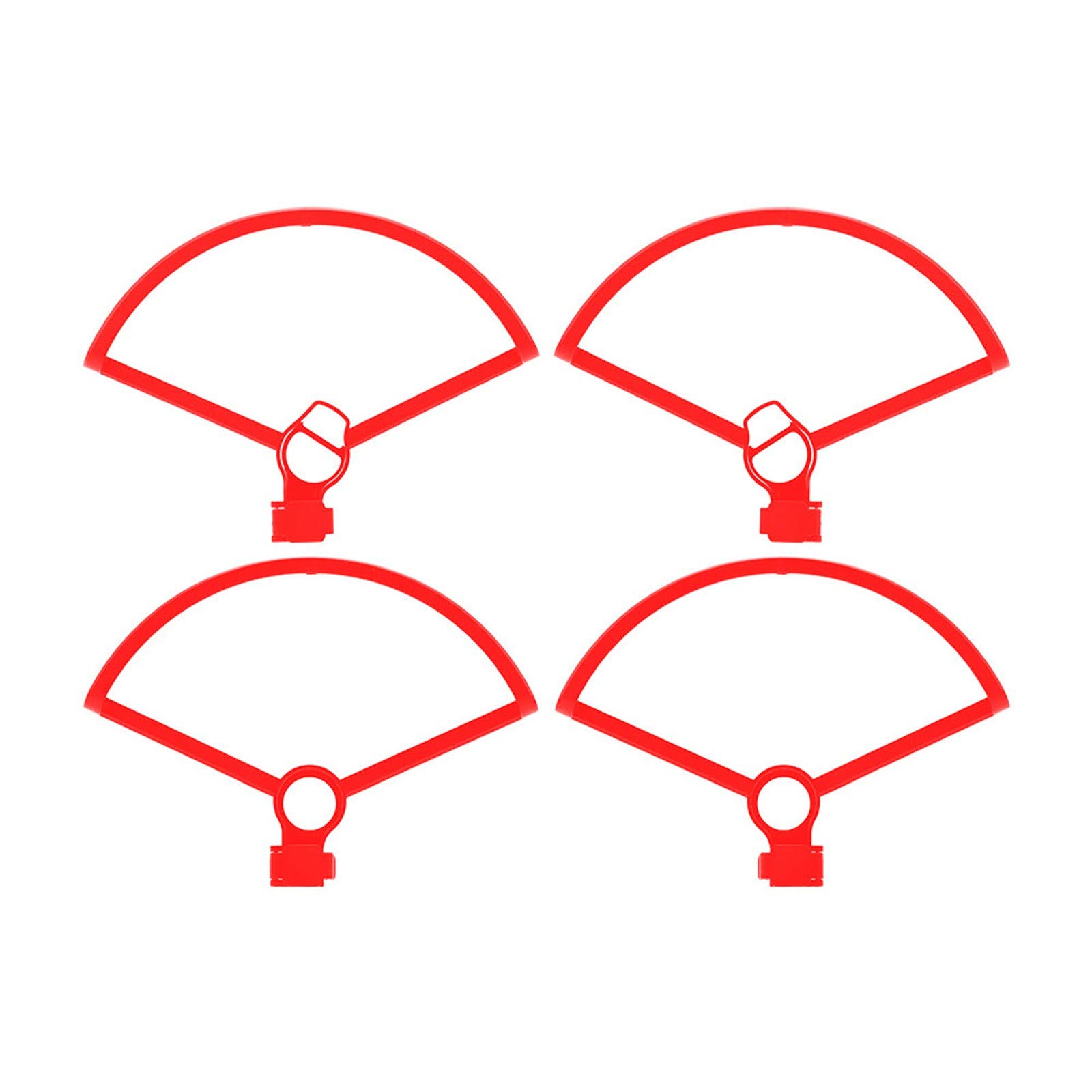 Helicopter Quick-Release Propellers Set Mavic Compatible 4pc Mini Guard Drone Accessories for Enhanced Flight 4PCS (Red, One Size)