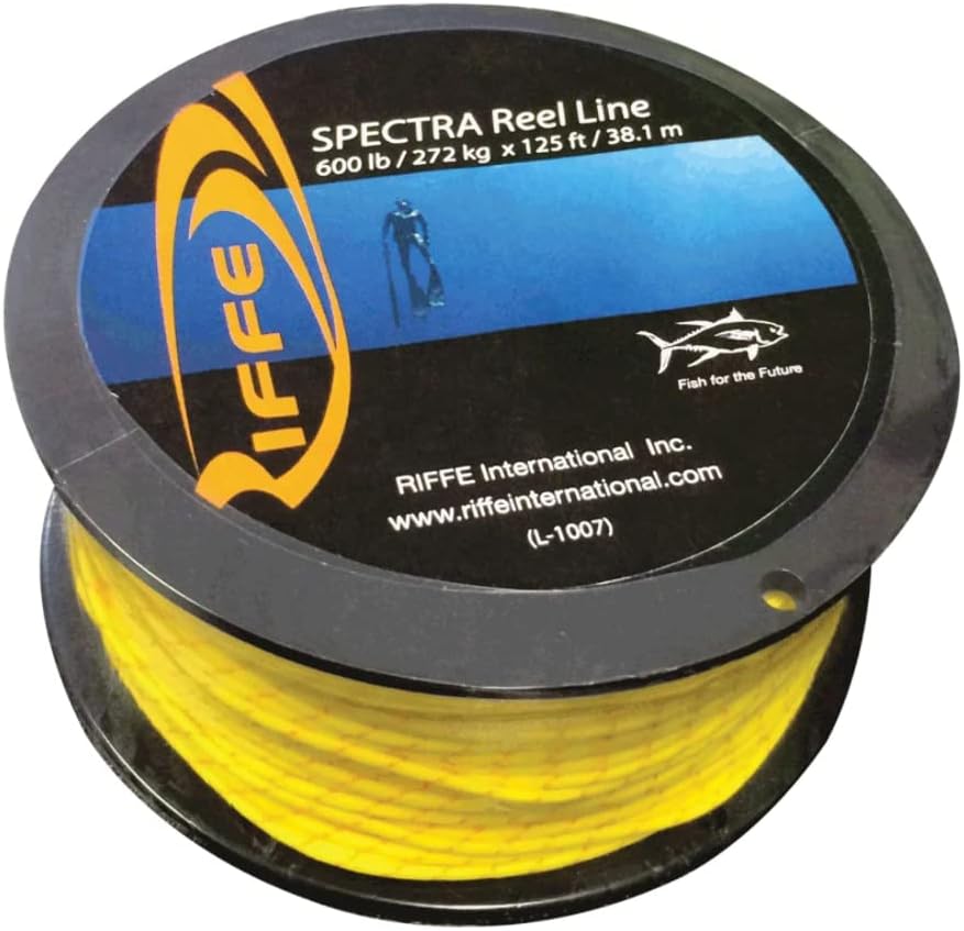 Riffe 600 LB. Spectra Reel Line Spool for Spearfishing (125ft)