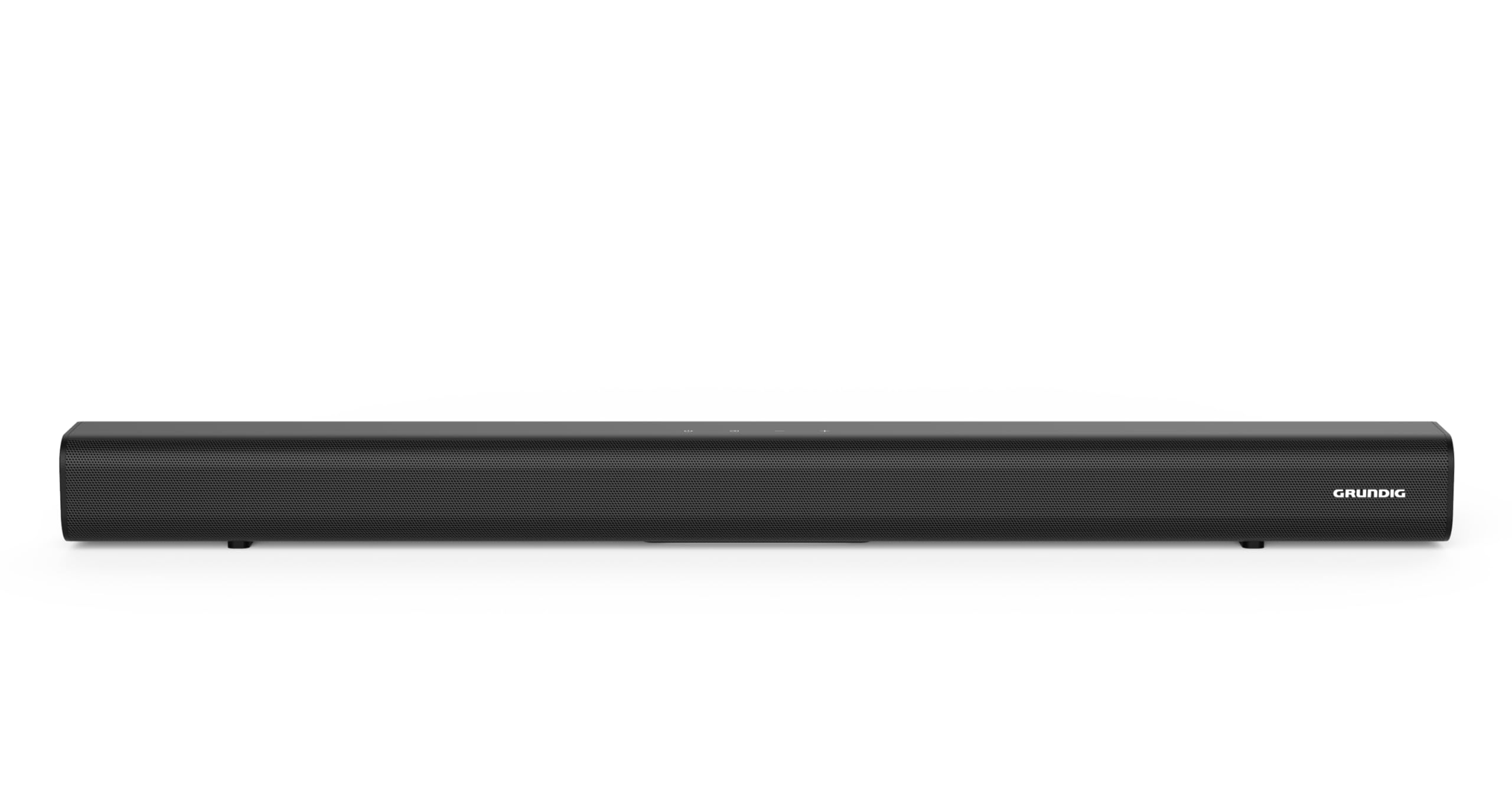 GRUNDIG Barra de Sonido 2.0 DSB 991, diseño Delgado, Potencia de Salida de 2 x 25 W, conexión inalámbrica, Bluetooth 5.4, HDMI (ARC-CEC), USB, Entrada óptica y AUX, Color Negro
