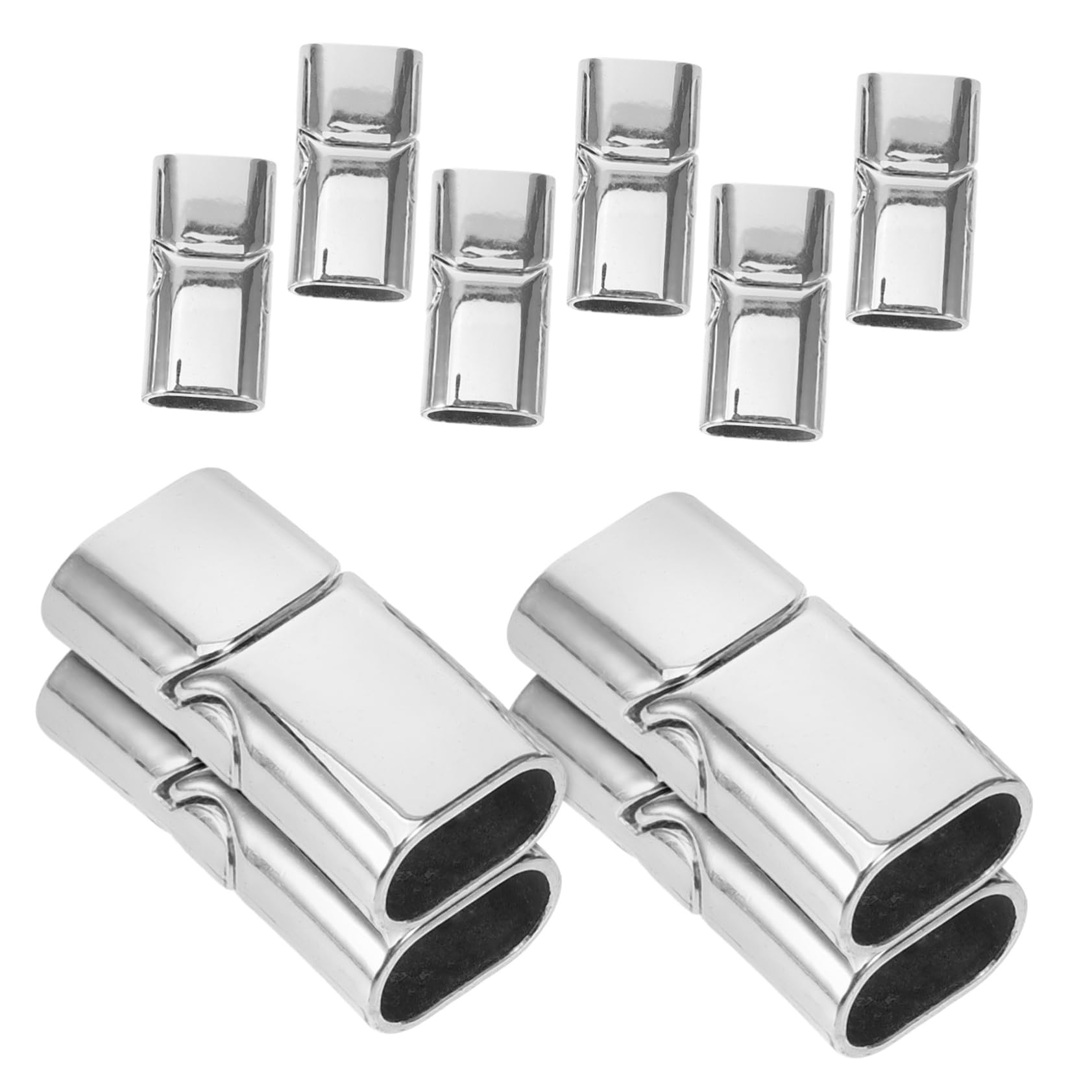 TEHAUX 50pezzi Chiusura Per Chiusure Magnetiche Per Collane e Accessori Per Artigianali Facili Usare e Versatili