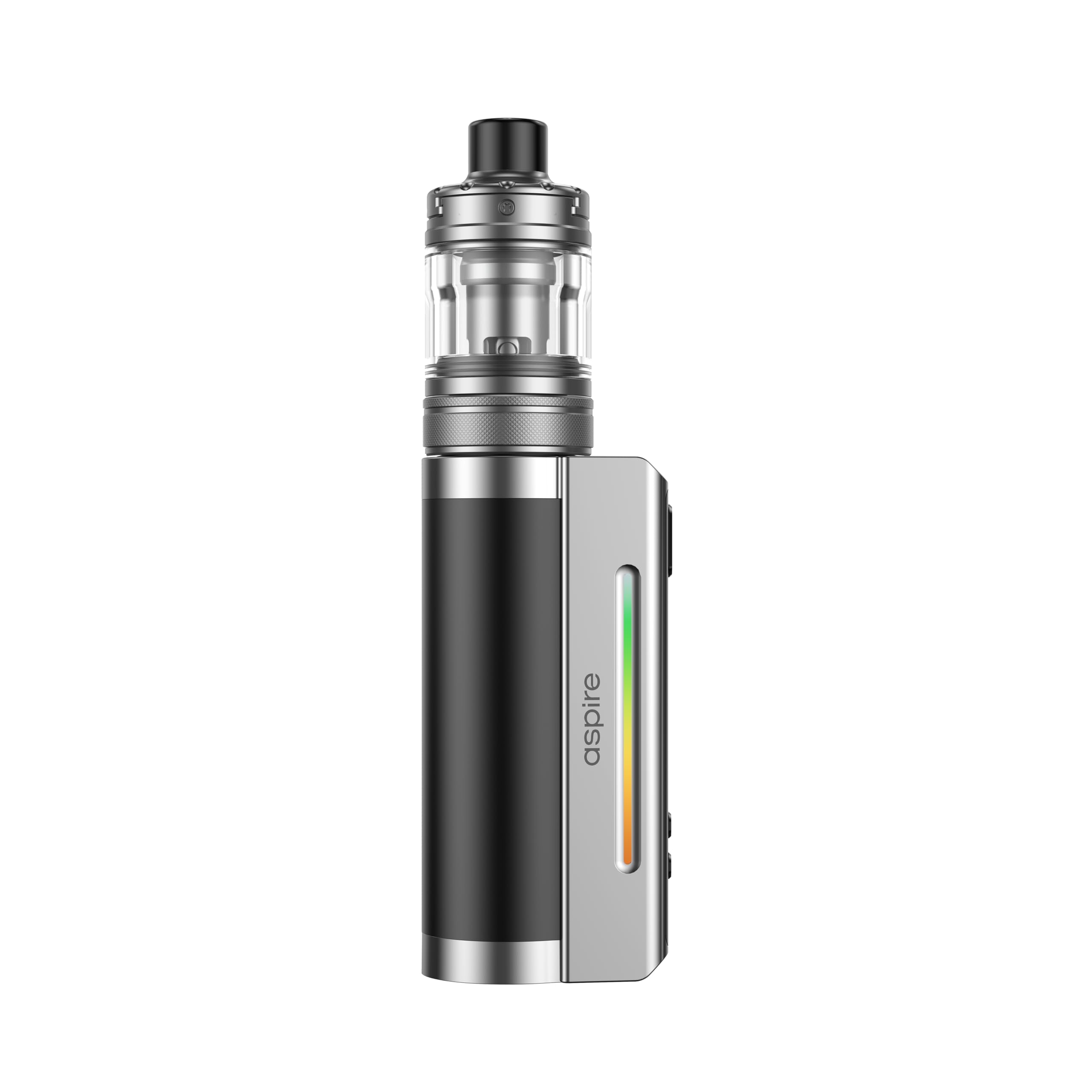 Aspire Zelos M80 Kit | 2600mAh Battery, TFT Display & Fast USB-C Charging | Compatible with Nautilus & Triton Mini Coils | 2ml Cartridge, No Nicotine (Black and Silver)