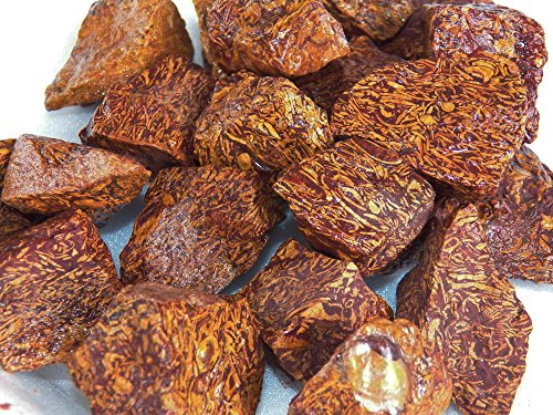 Fundamental Rockhound Products: Sanskrit Stone Rough Bulk Tumbling Rock Stones Metaphysical Healing Crystal Wholesale Lot. from India (1 lb)