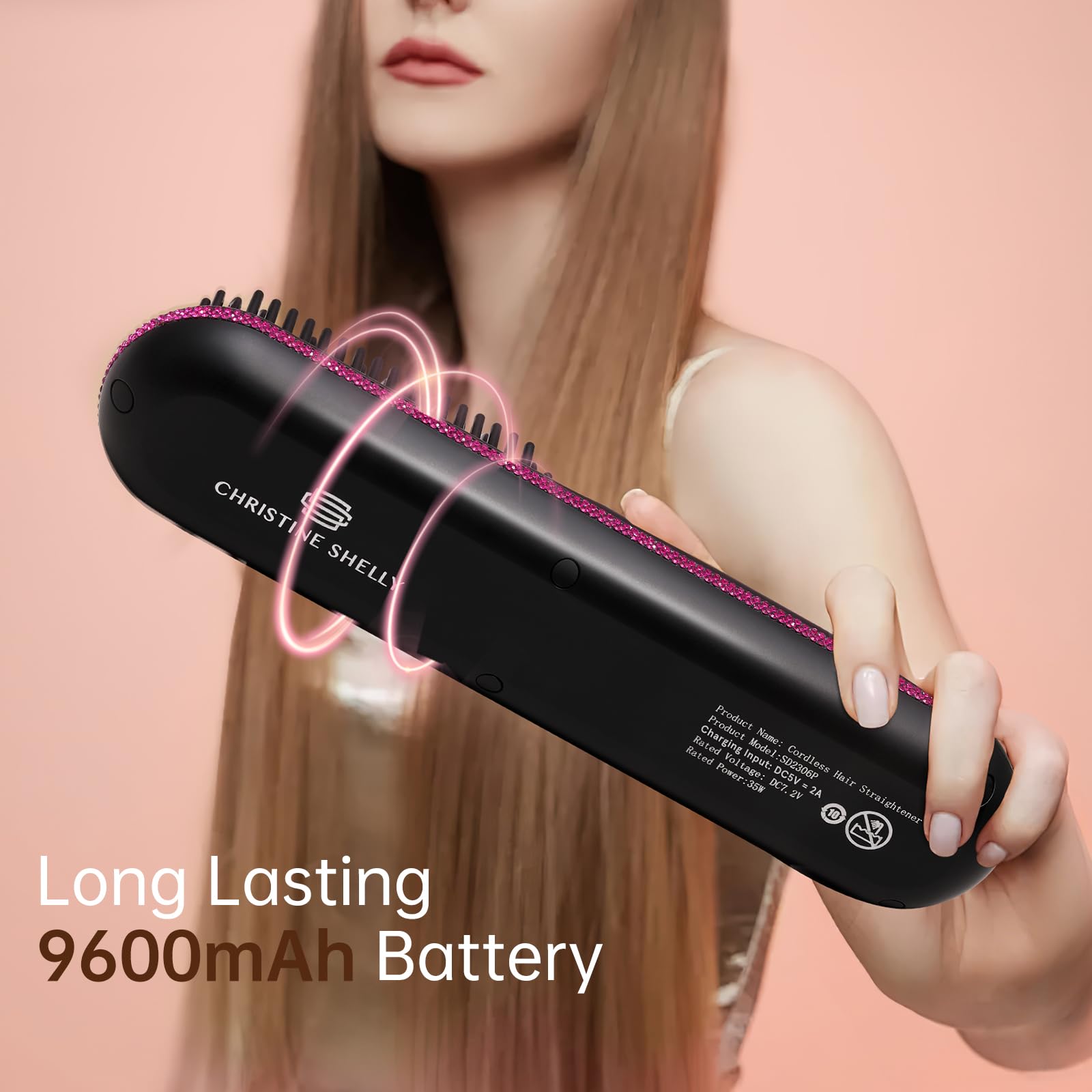 Amazon.com : CHRISTINE SHELLY Hair Straightener Brush 