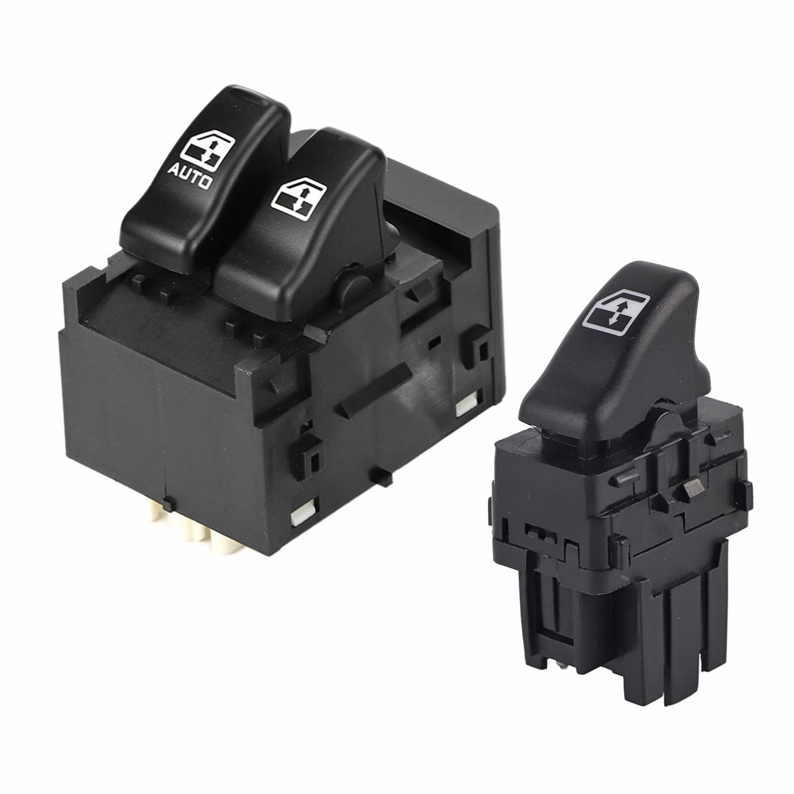 Power Window Switch,2Pcs Car Electric Window Switch Button Front  