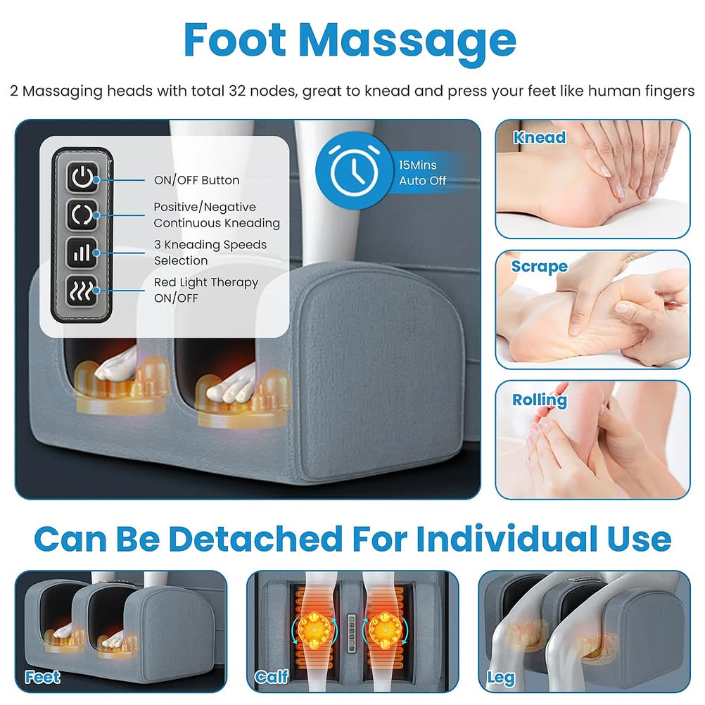 Colchoneta de Masaje Cuerpo Completo con Vibración y Calor Colchón De Masaje De Cuerpo para Relajar Dolores Musculares y Dormirse
