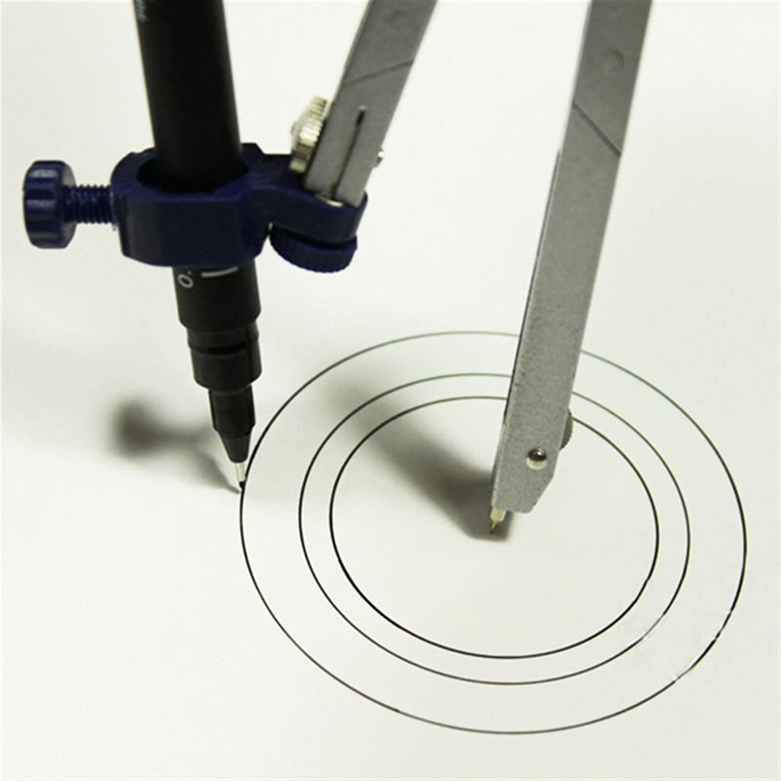 Mathe Geometrie Set Kompass for Geometrie Professionelle Compass Set Precision Drafting Zeichnung Kompass for Students Office Worker (17x3x1cm) für Schule Büro Student Mathematik Zeichnung