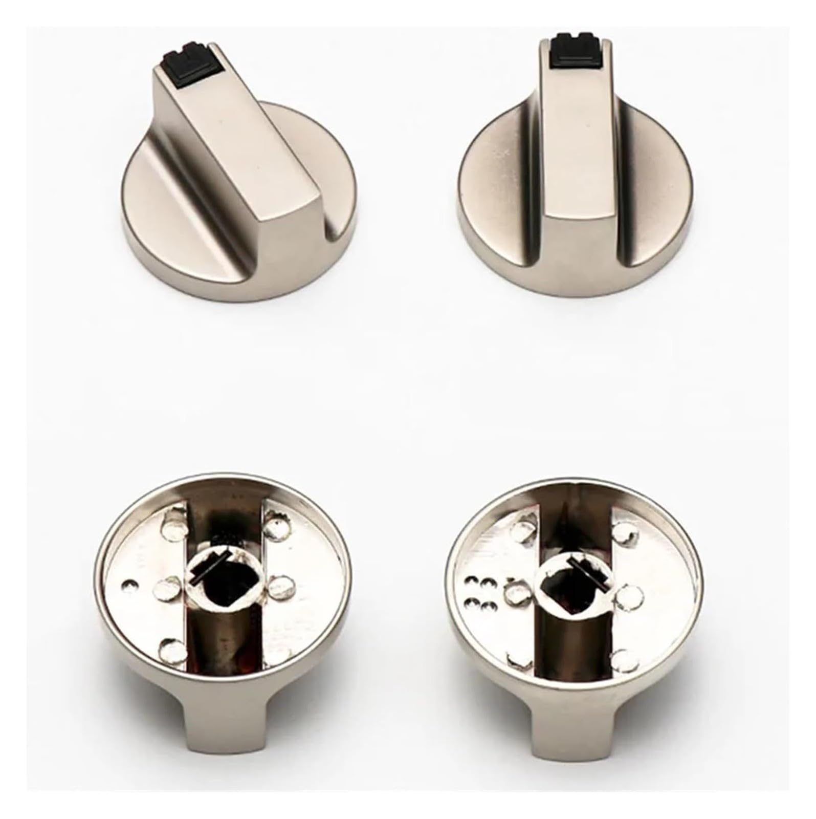 Metal Rotary Switch Knob 6mm/8mm Replacement Part