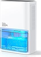 Vista 1 de EasyAcc Small Dehumidifier for Bathroom, 68OZ 500Sq.Ft Quiet Dehumidifiers for Home with Auto Defrost, Auto Shut Off, Dual-Semiconductor Mini