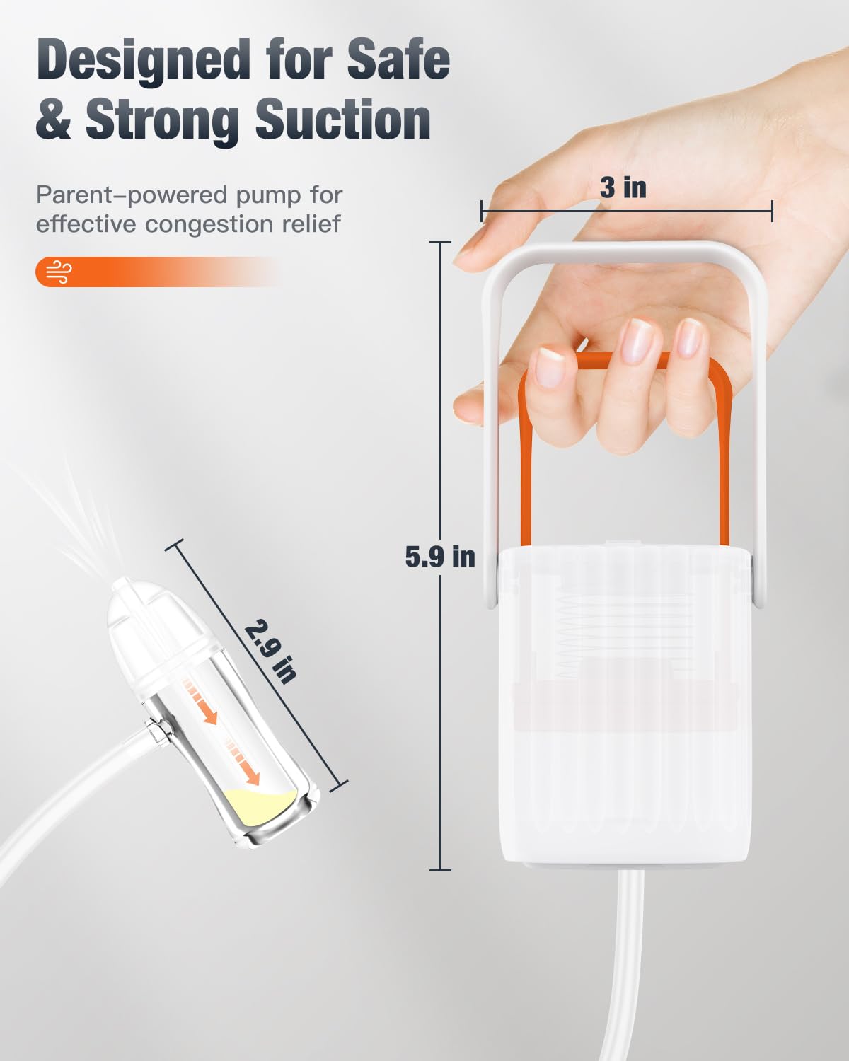 Aspirador nasal para bebé