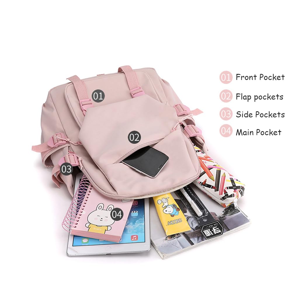 LKY STAR Anime Hazbin Hotel Mochilas Estudiante Viaje Charlie/Vaggie/Angel Dust Escolares para el Campus Universitario Mujeres Hombres Bolsas