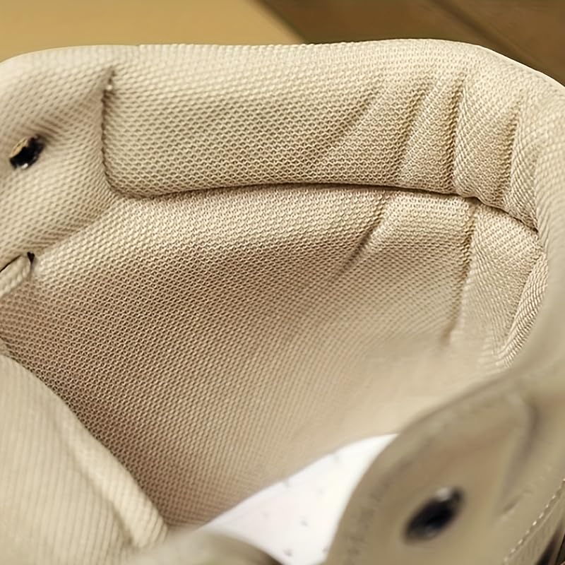 Men's Trendy Tactical High Top Lace Up Boots With Assorted Colors, Casual Outdoor Walking Shoes4