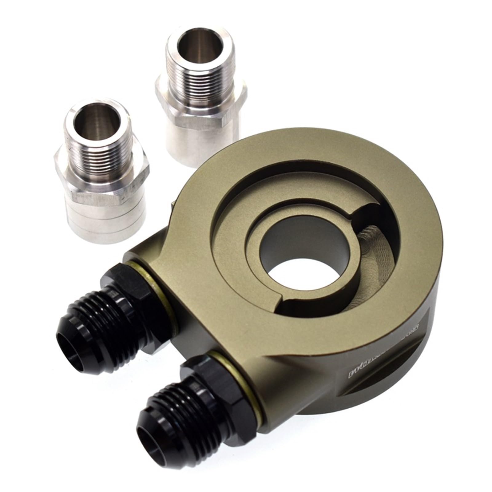 Adattatore per radiatore Olio per Auto in Alluminio Universale, Filtro Olio Motore, Kit Piastra radiatore Olio AN10 AN8