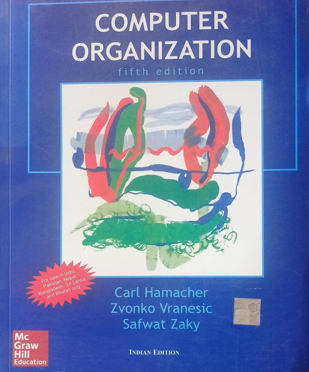 COMPUTER ORGANIZATION 5th EDITION By Carl Hamacher NVB {SECOND HAND ...