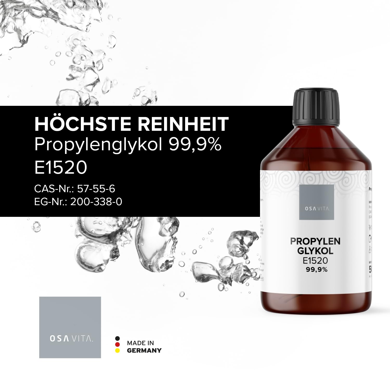 GLYCERIN E422 (PH. Eur. Qualität) Pflanzliches Glyzerin 5L / 5000ml EUR GLYCERIN E422 (PH. Eur. Qualität) Pflanzliches Glyzerin 5L / 5000ml EUR