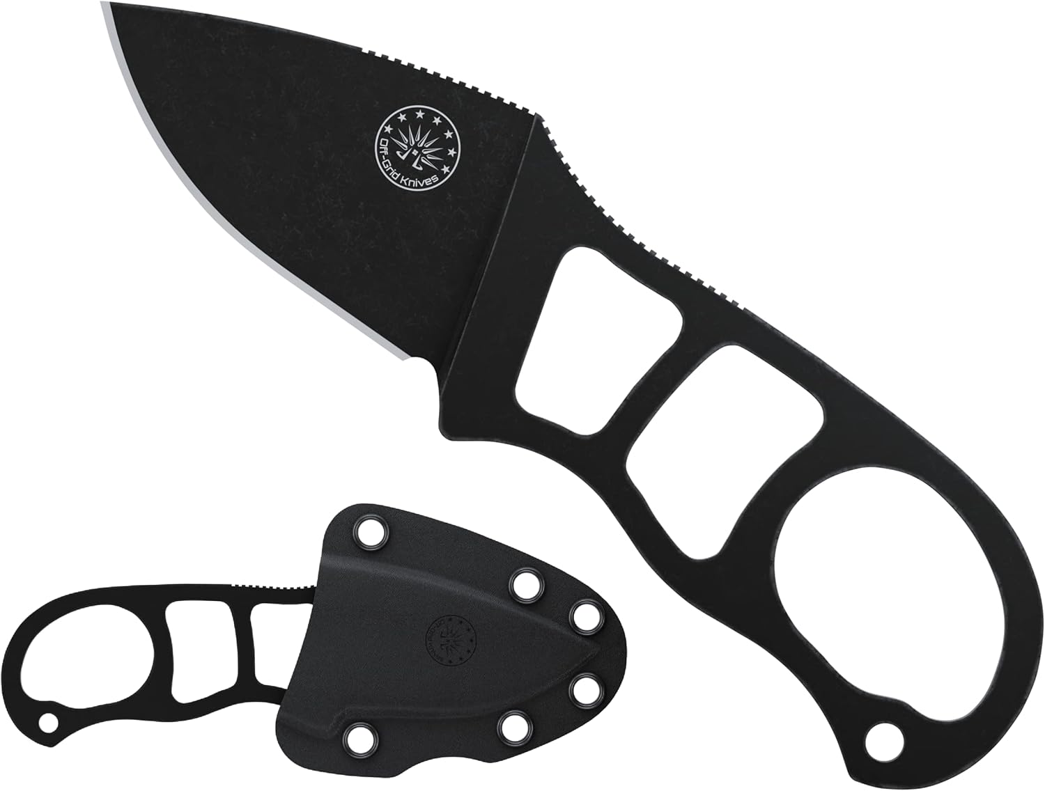 Buy OffGrid Knives Neck Knife and Belt Carry Compact EDC Fixed Blade