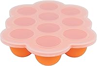 Vista 11 de WeeSprout Bandeja de silicona para congelador con tapa con clip, contenedor perfecto para almacenamiento de alimentos caseros para bebés, verduras
