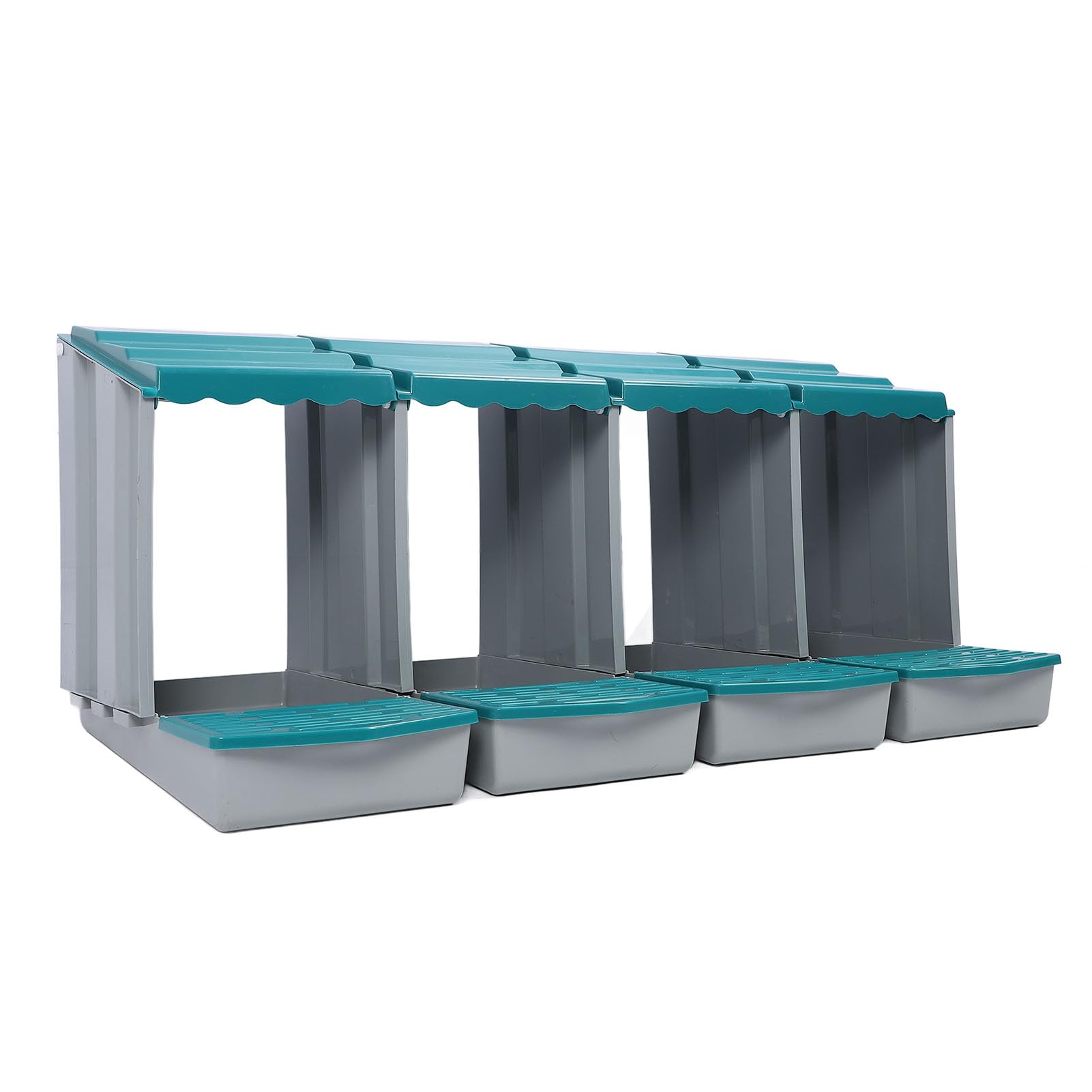 Qcwwy Caja Nido para Gallinas de 6 Orificios, Caja para Poner Huevos de Material PP con Percha Oscilante, Fácil Montaje, Diseño Extraíble para una Rápida Recolección de Huevos, Calidez
