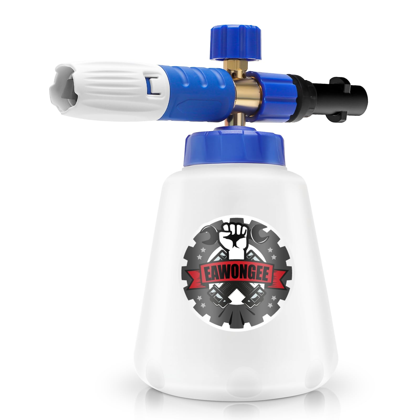 EAWONGEE Snow Foam Lance, Adjustable Cannon, Wide Neck Bottle with 1L Capacity, Car Sprayer Compatible with Karcher K Series K2 K3 K4 K5 K6 K7 Pressure Washer Gun