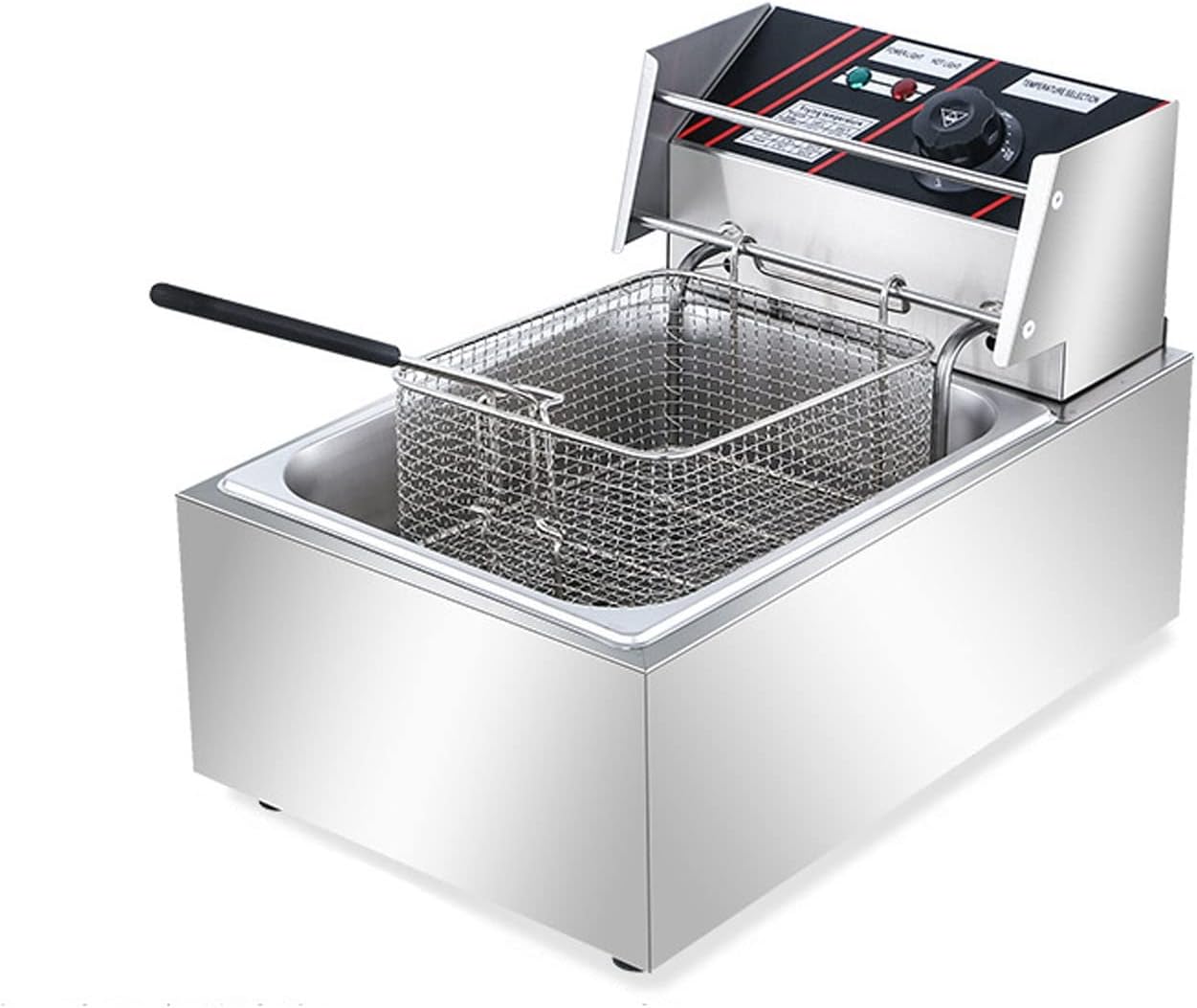 Amazon.co.jp 電気フライヤー フライヤー用電気フライヤー ディープフライヤー 2500W/60℃200℃温度調節 6L/6