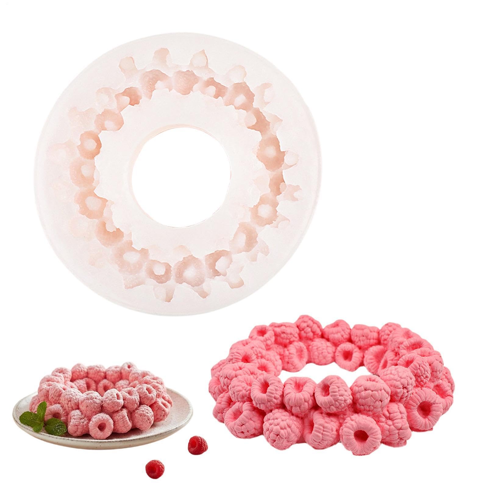 Molde de frambuesa de silicona para repostería casera y bombones