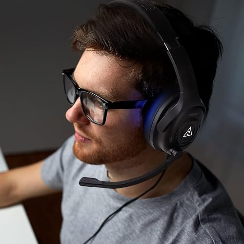 Miniatura 9 de EKSA AirComfy - Auriculares 245G con micrófono para PC, auriculares con cable para juegos, PC, PS4, PS5, laptop, computadora, Xbox, sonido estéreo,