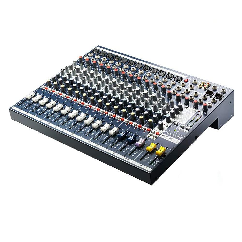 Soundcraft EFX 12-Channel Mixer with Microfiber and 1 Year Everything Music Extended Warranty