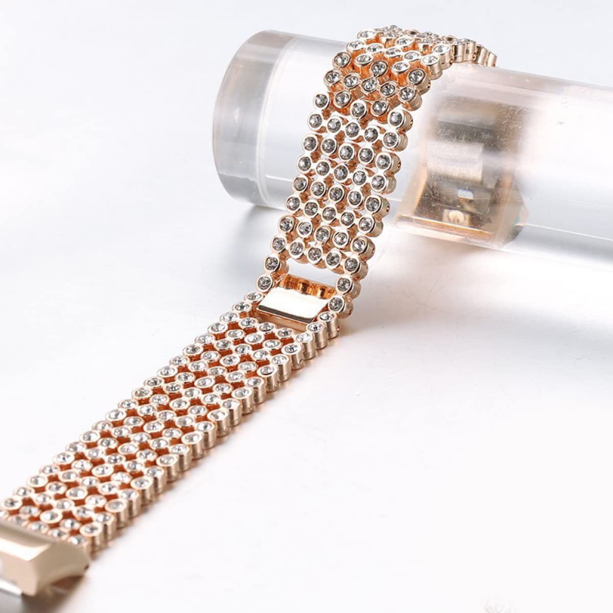 Housoutil 2 Piezas Pulsera Ajustable Charge 2 Correa Reloj Para 2 Bandas Metalicas Acero Inoxidable