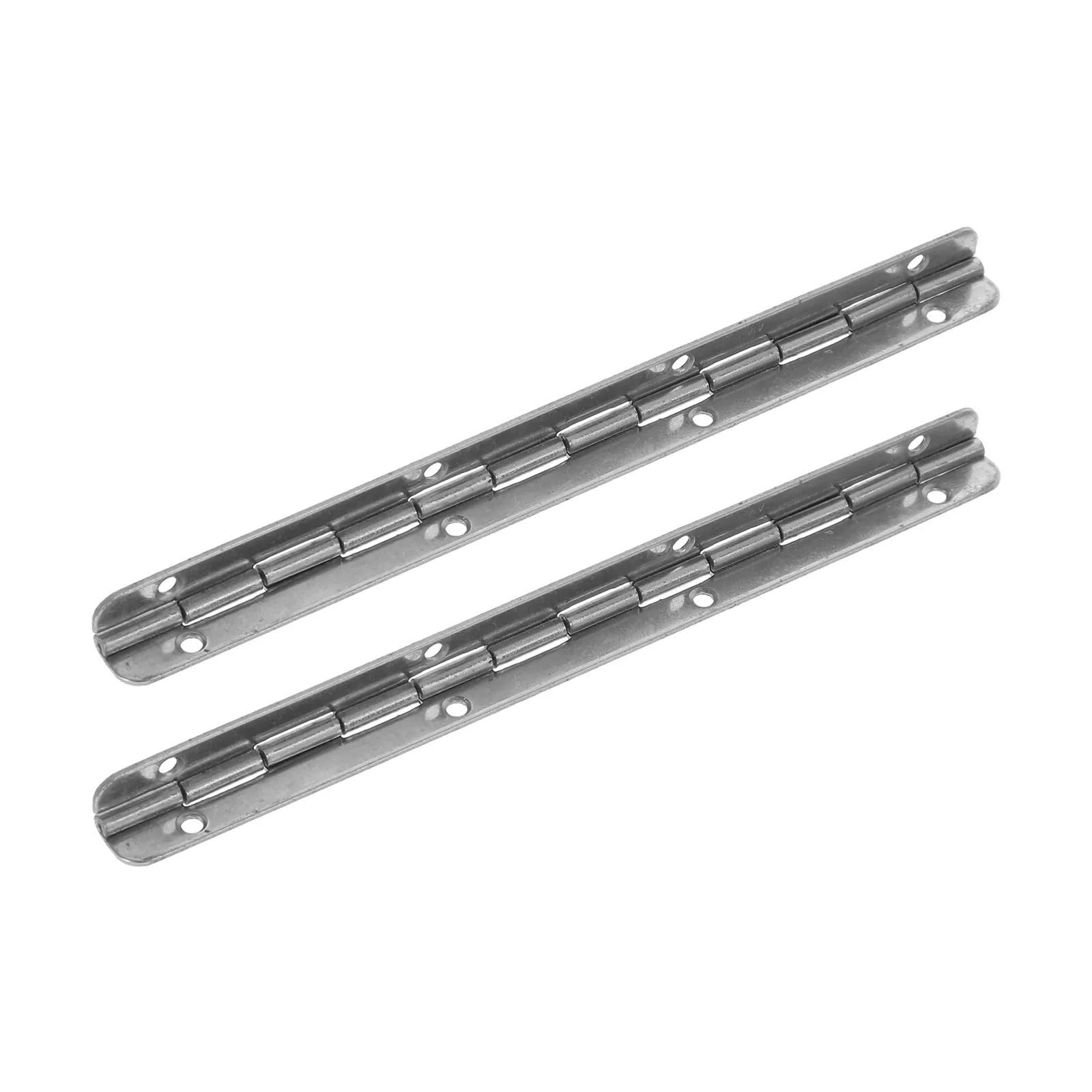 2Pcs Box Hinges Jewelry Long Decorative Metal Hinge for Wooden Case Crafts for Pianos
