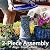Sunnydaze Rennes Outdoor Ceramic Bird Bath - 22.5" H - UV- and Frost-Resistant - Glazed Bowl with Blue Lava Finish