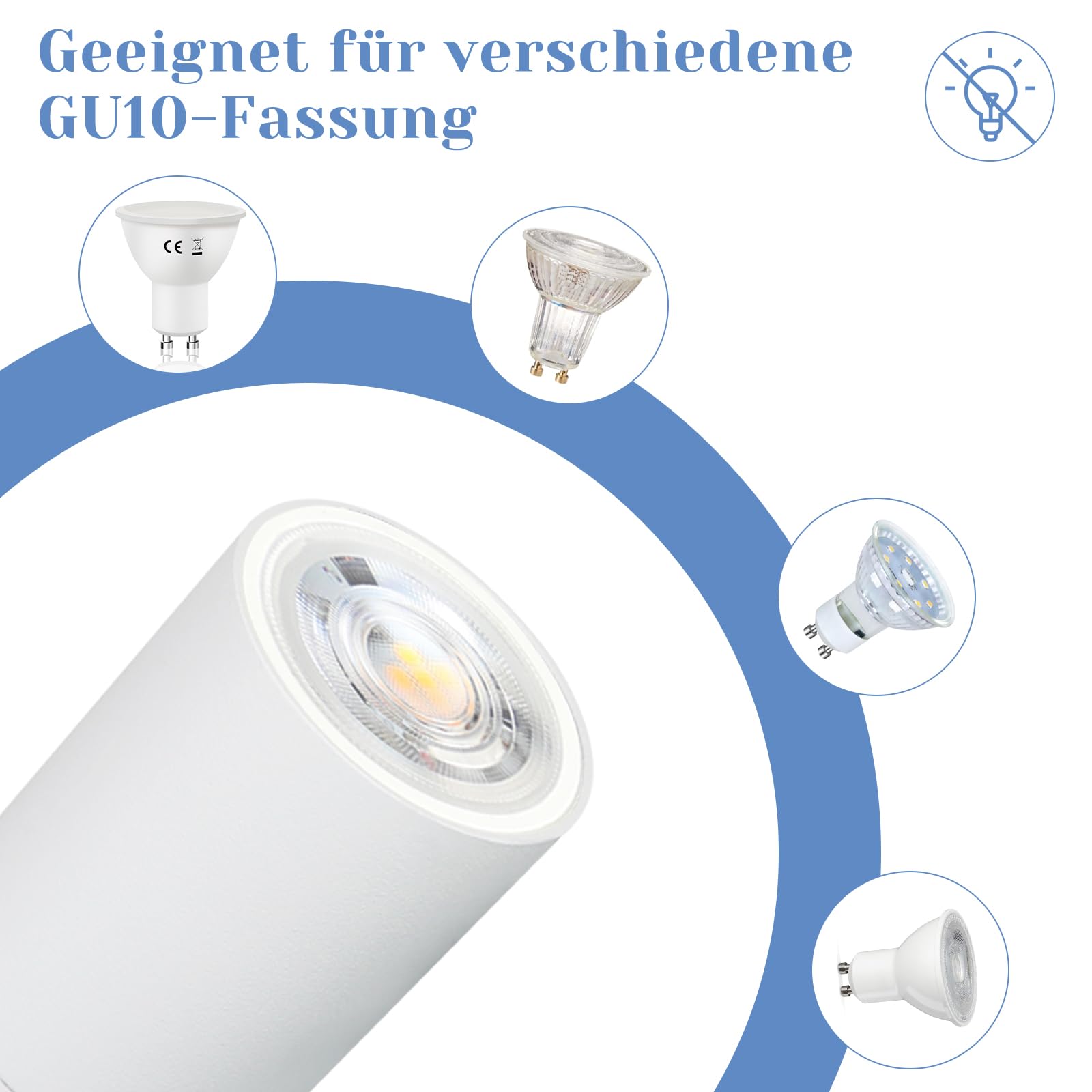 Star 4-lamps LED plafondspot wit, warmglow