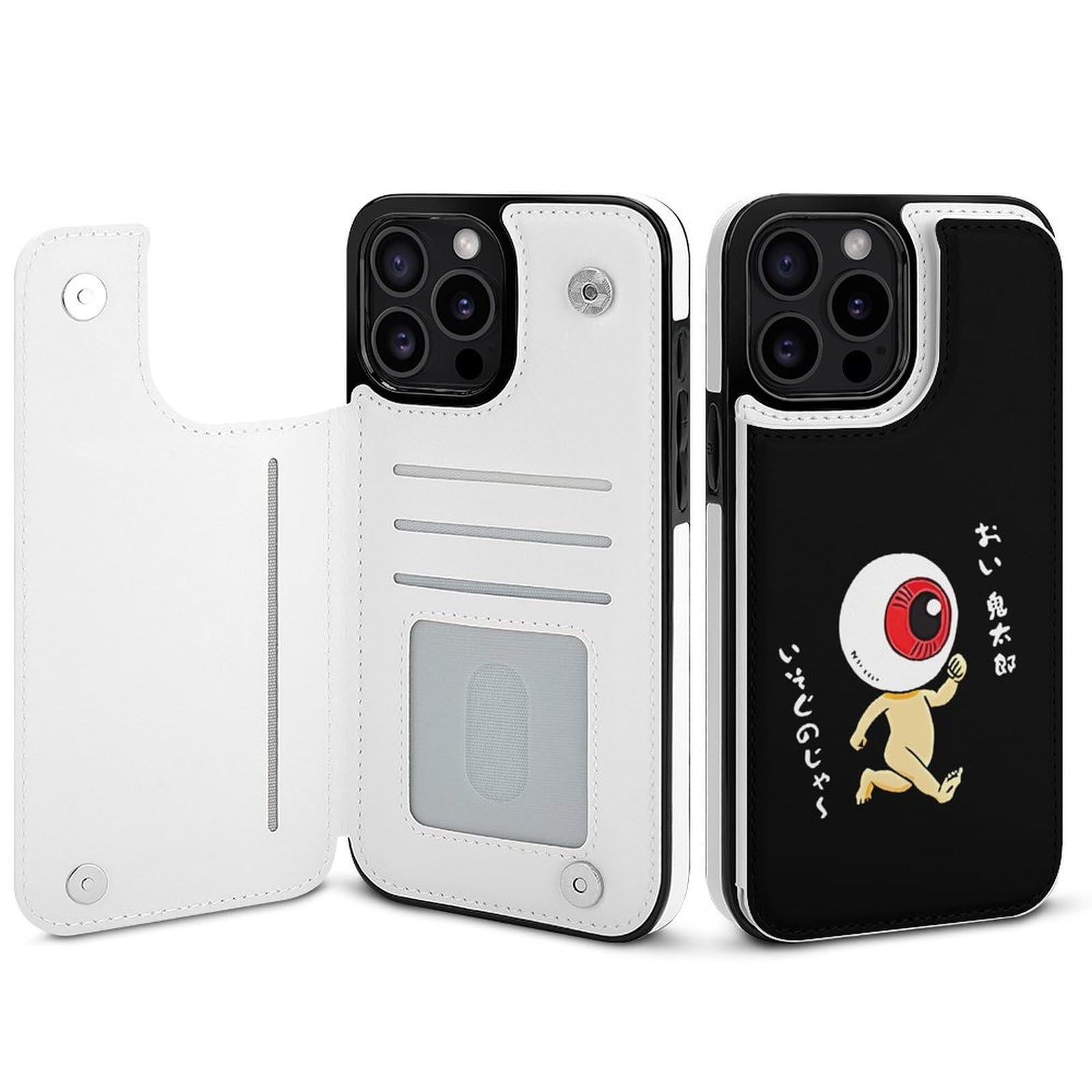 Amazon.co.jp: ゲゲゲの鬼太郎 IPhone15 ケース 手帳型 あいふぉん15