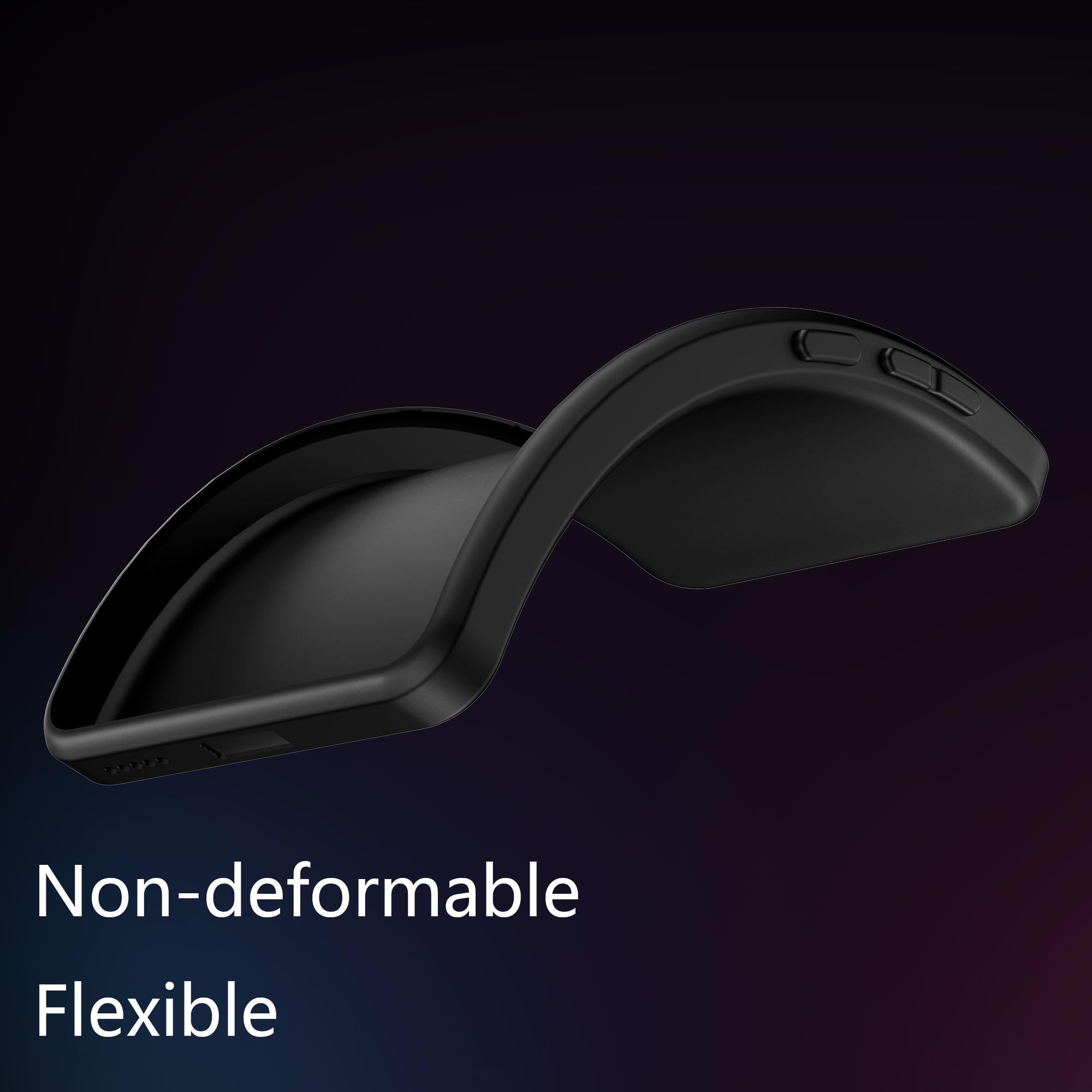 Tieeyivv Funda Para OPPO A40/A40m /A60 5G Cover Con Protector De Pantalla Cristal Vidrio Templado Matte TPU Soft Incorporado Cover Anti-rayones, Antigolpes Anti-Amarilleo Protección - Negro