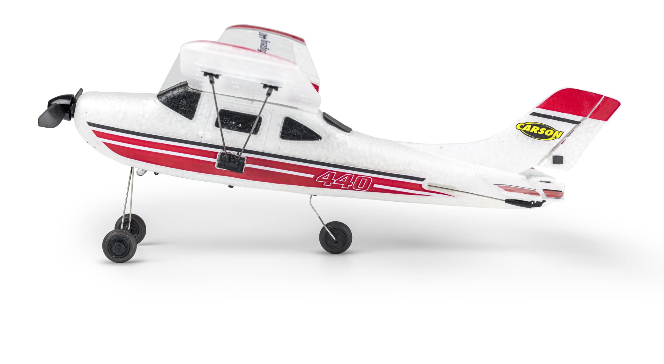 Carson 500505033 Aereo sportivo RC 2,4 GHz 100% RTR rosso - modellino di aereo telecomandato, aereo RC, robusto modello RTF (Ready to Fly) per principianti, incluse batterie e telecomando