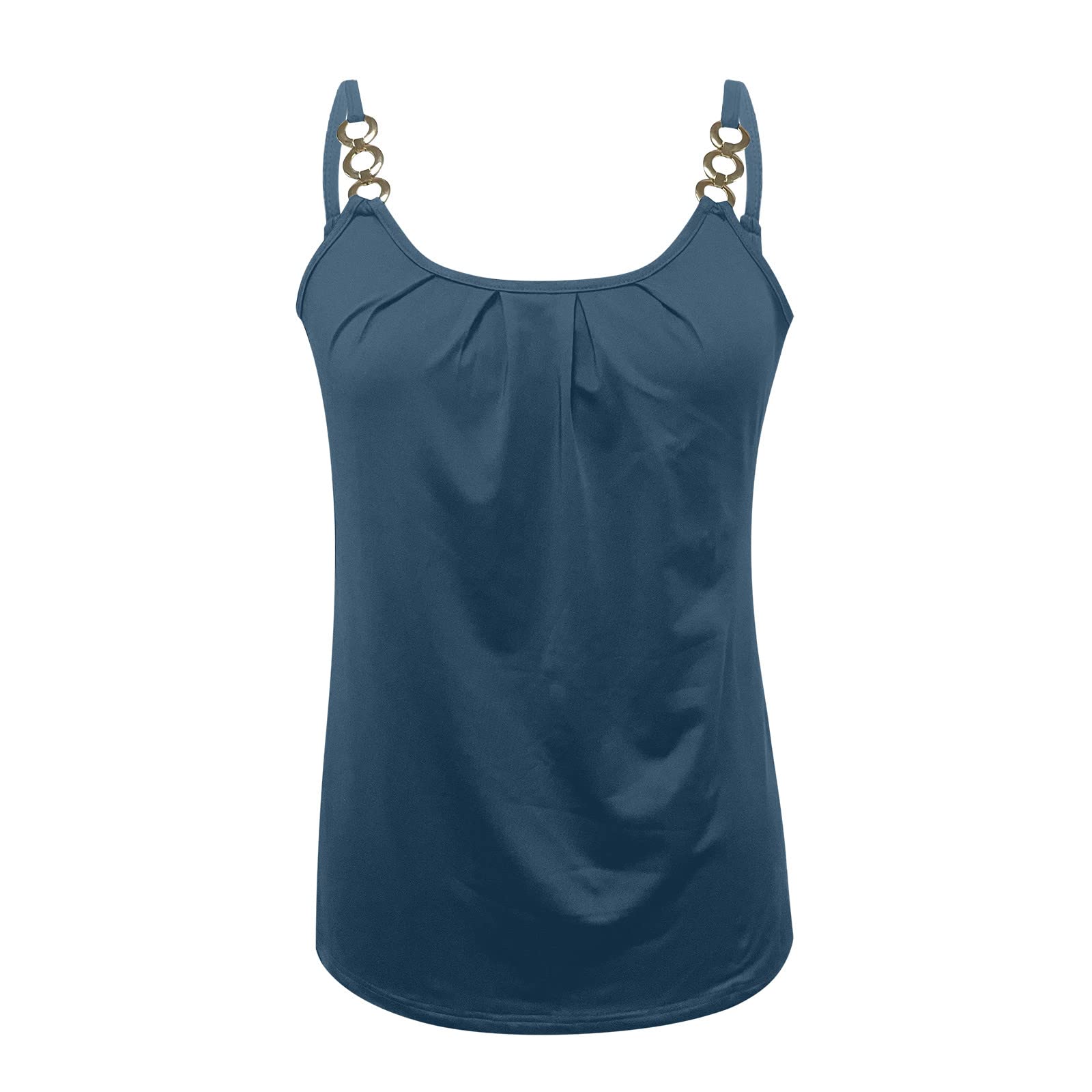 Camiseta sin mangas con cuello alto en punto elástico rie | rie