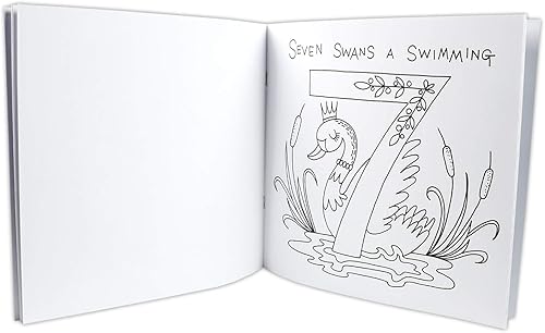 Miniatura 2 de LUXPaper Libro para colorear  12 páginas  8 x 8 pulgadas  Doce días de Navidad  1 cantidad