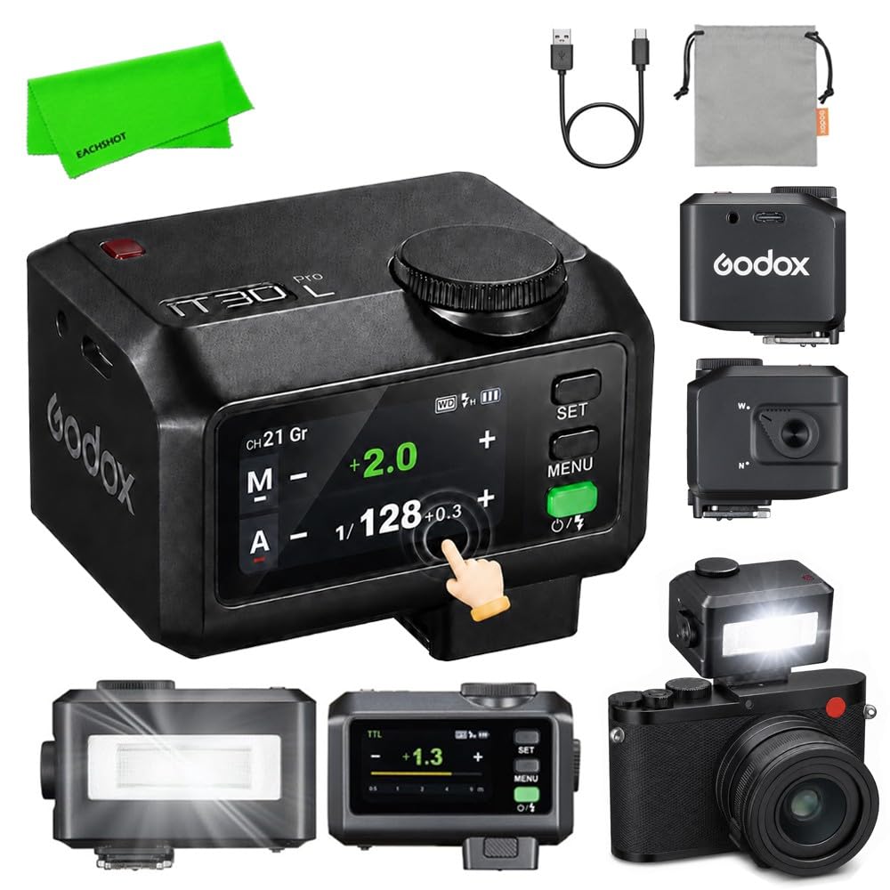 Amazon | Godox iT30Pro L TTLフラッシュ、小型ストロボ、for Leica