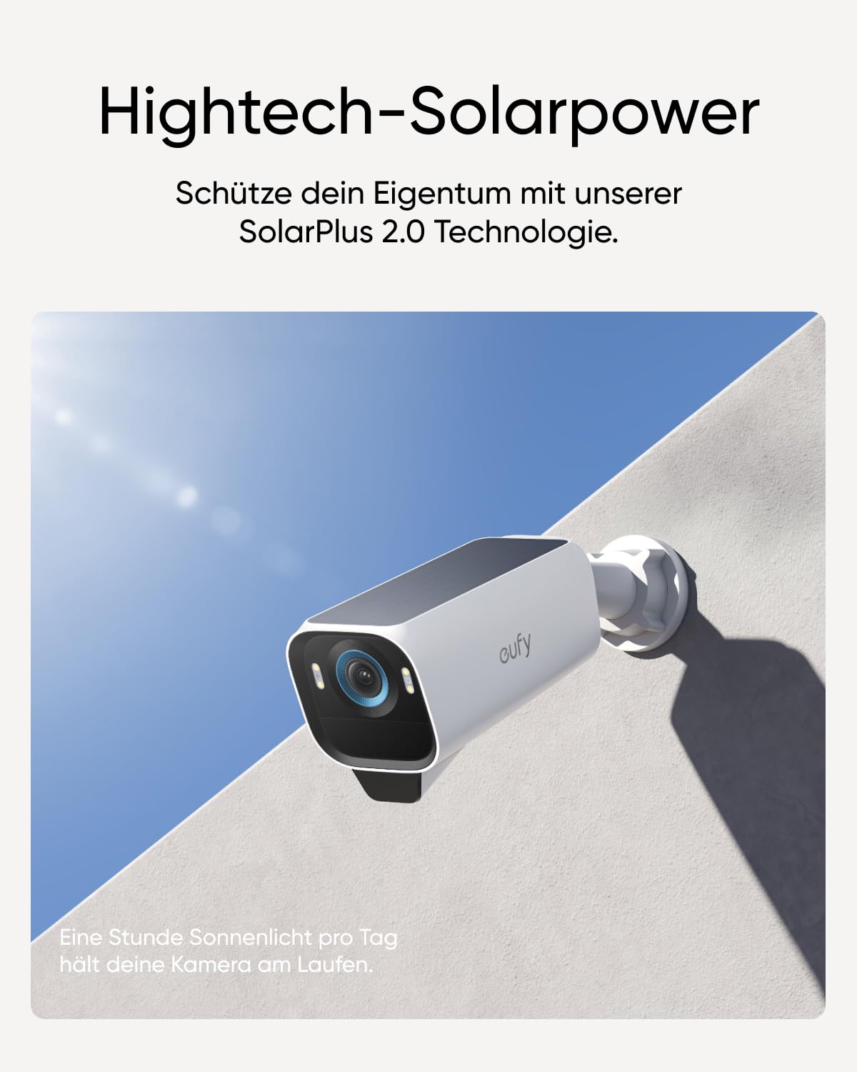 eufyCam S3 Pro 4-Kamera-Set, Überwachungskamera Außen, ohne Abo | Gesichtserkennung-KI, MaxColor Nachtsicht, Erweiterbarer Lokaler Speicher, Forever Power 2.0