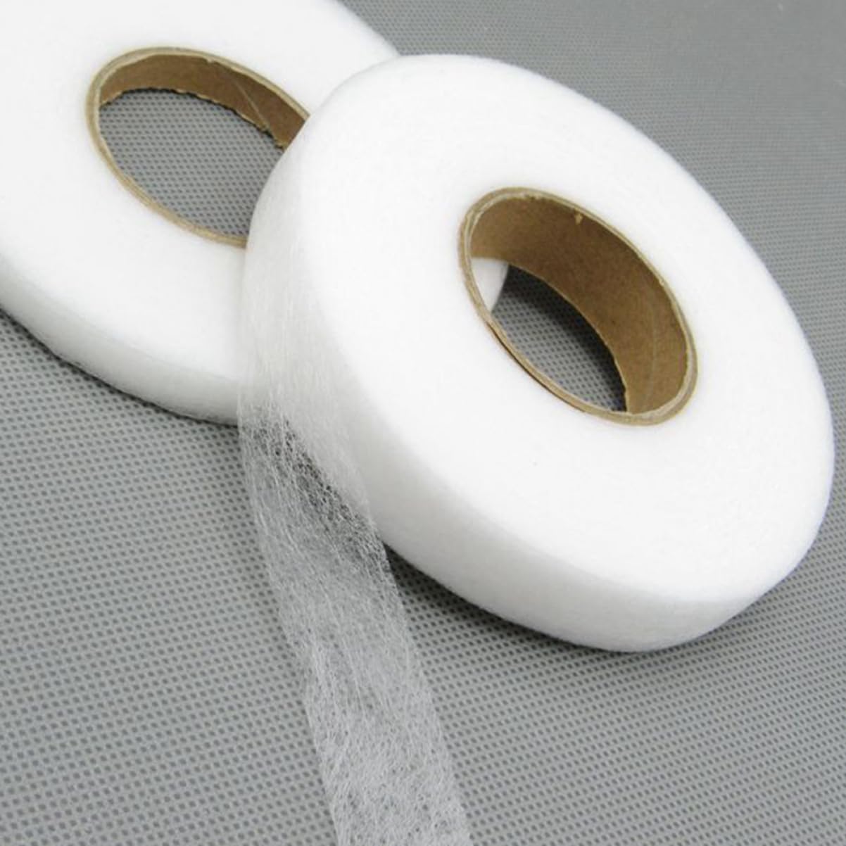 Operitacx 12rouleaux Ruban Adhésif Non Tissé Pour Vêtements Bande Thermocollante Tissu Couleur Blanche Pour Réparations