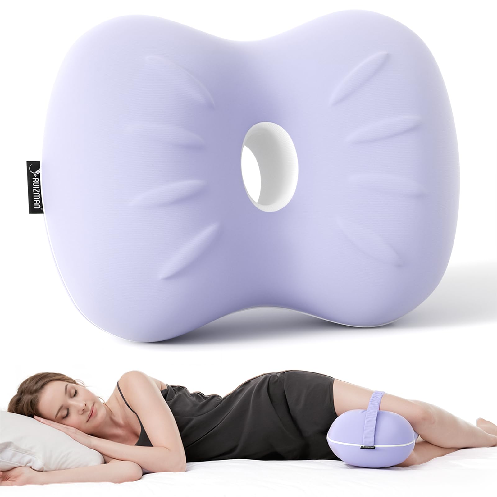 Amazon.com: Ruizman Knee Pillow for Side Sleepers - Cooling