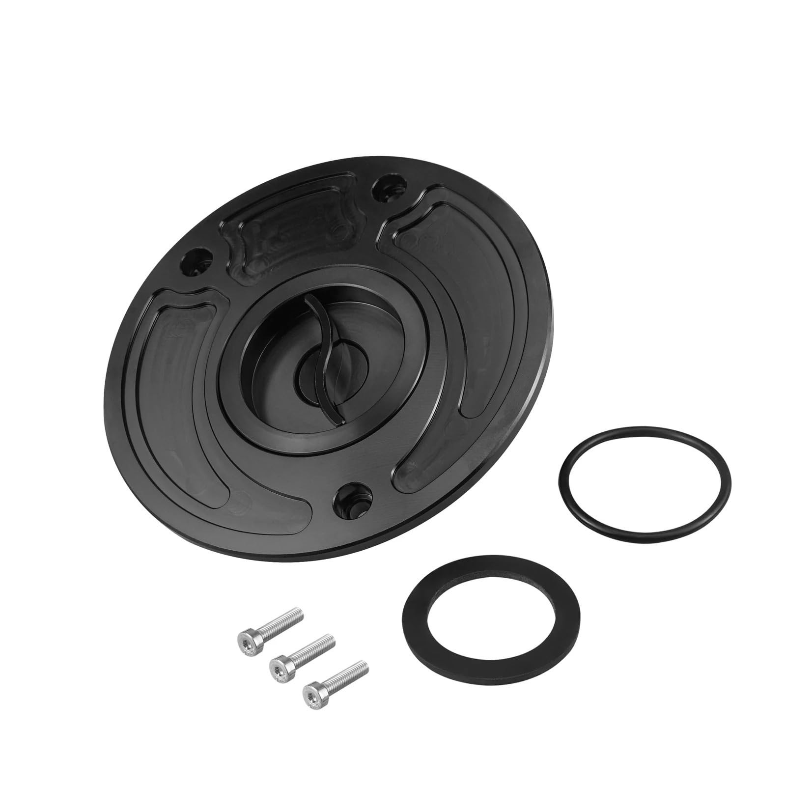 Tappo Serbatoio Carburante Per Ninja Z1000 ZX-6RR/636 2003 2004 2005 2006 | Per Ninja 2000-2006 ZX-6R ZX6R Moto Senza Chiave Coperchio Del Serbatoio Del Carburante