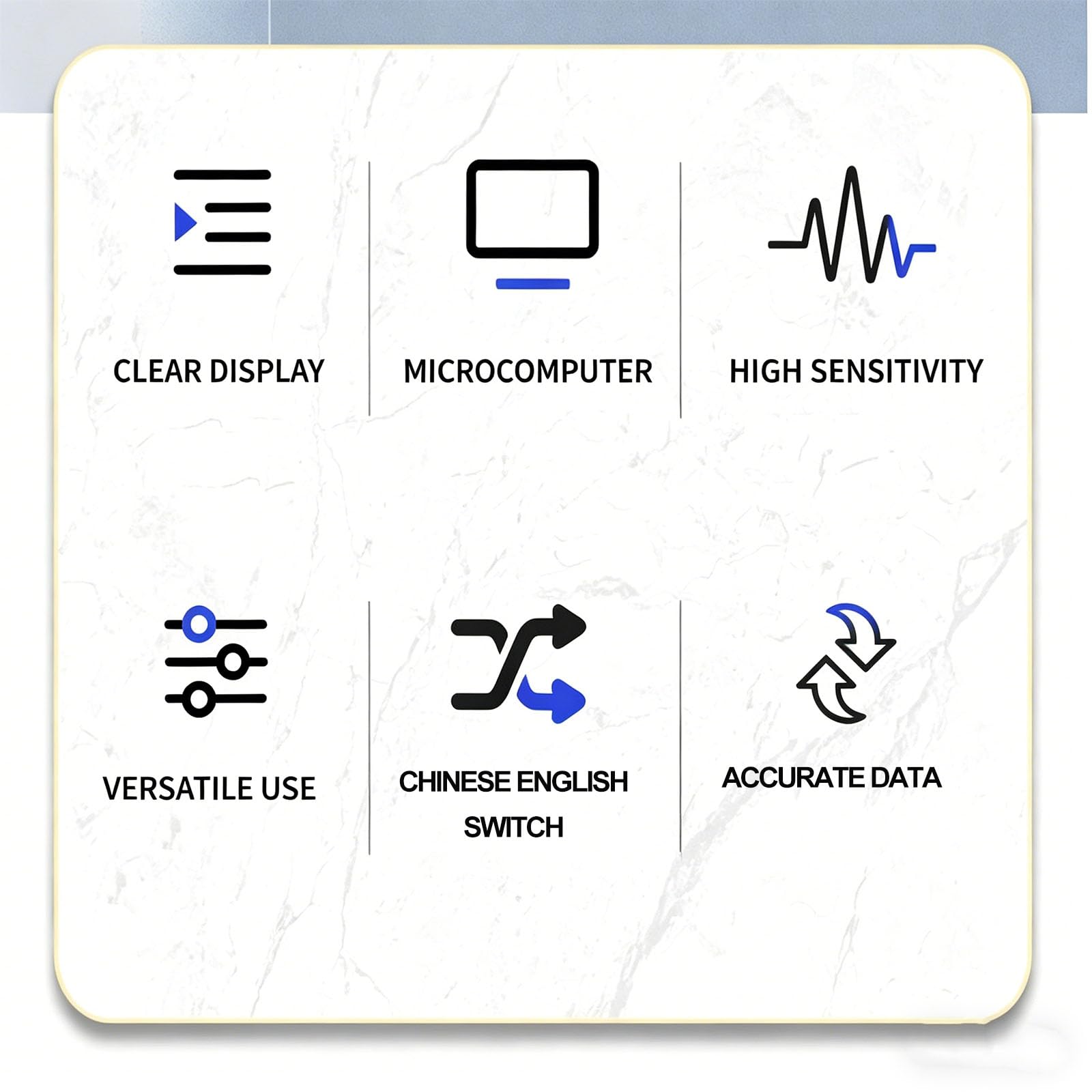Viscosímetro rotacional Digital, medidor de viscosidad con 4 rotores y Pantalla LCD, Rango de 1 a 100000 MPa·s, Velocidad Ajustable, para mediciones de viscosidad de fluidos.