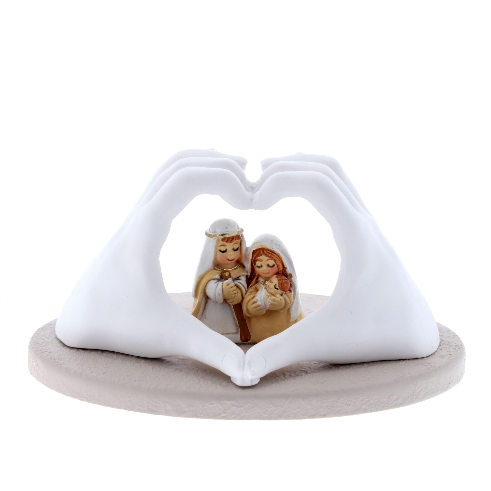 Sainte Famille en Résine SHALOM 6 cm Décoration Table de Noël