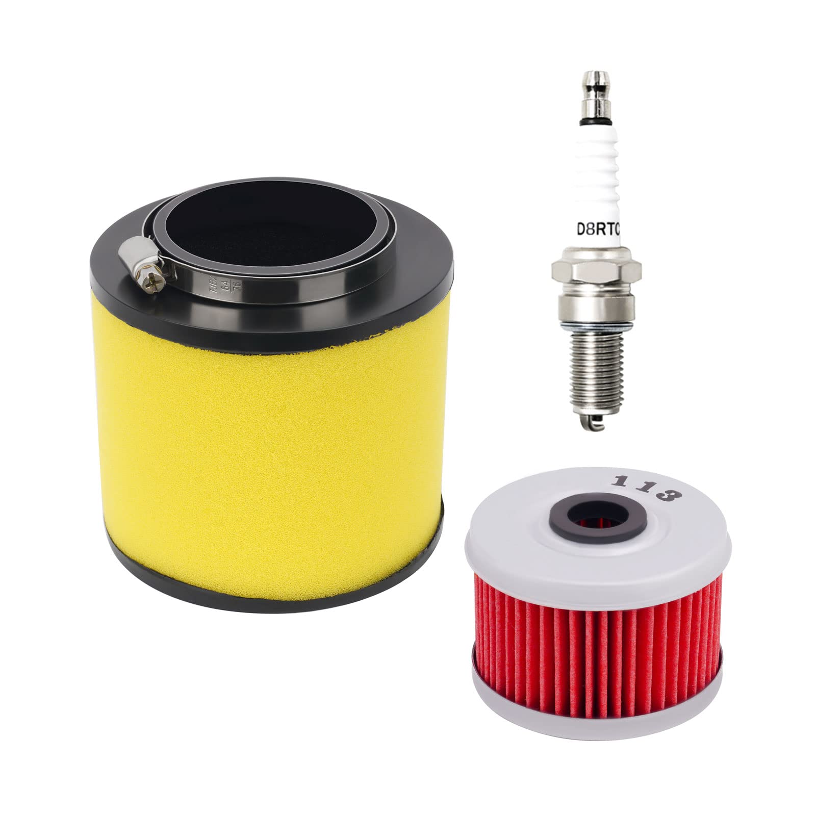 Air Filter Oil Filter Spark Plug 17254-HC5-900 for Honda FourTrax TRX300FW TRX300 TRX400FW 2x4 4x4 Foreman 450 TRX450S TRX450FM TRX450FE TRX450ES 4x4