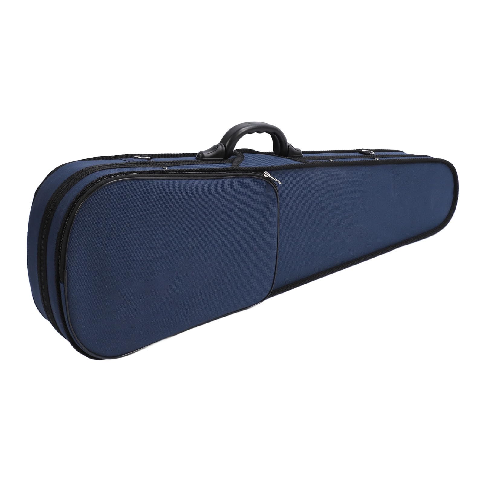 Jeffergarden Custodia per Violino Custodia Rigida in Tessuto Oxford Blu con Design a Sospensione Igrometro Borsa Portatile per Studenti Pendolarismo Viaggi di Pratica con Spallacci