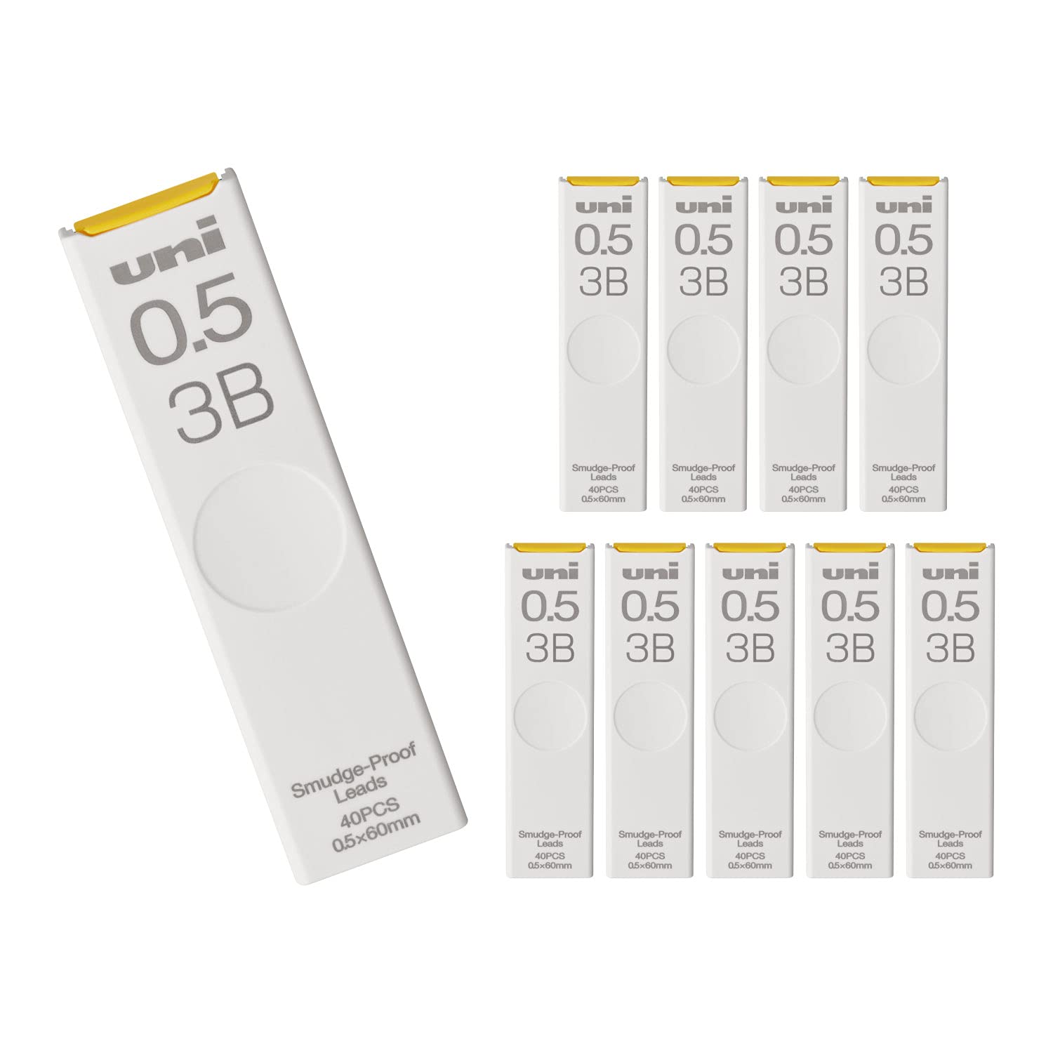 Mitsubishi Pencil Uni Mechanical Pencil Lead 0.5 3B 10 Count Hako ULS05403B