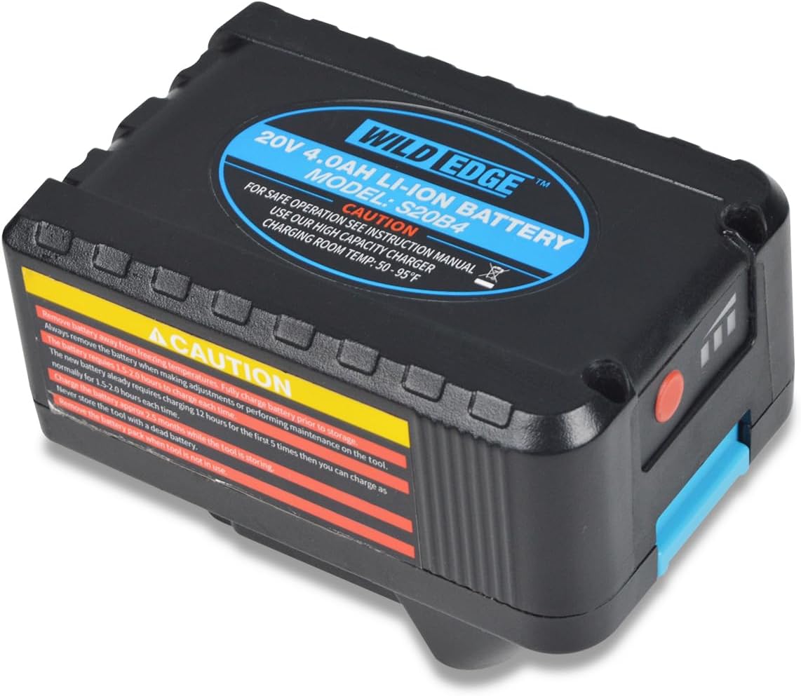 20-Volt 4.0 AH Replacement Battery for 20-Volt Series Cordless Power and Garden Tools