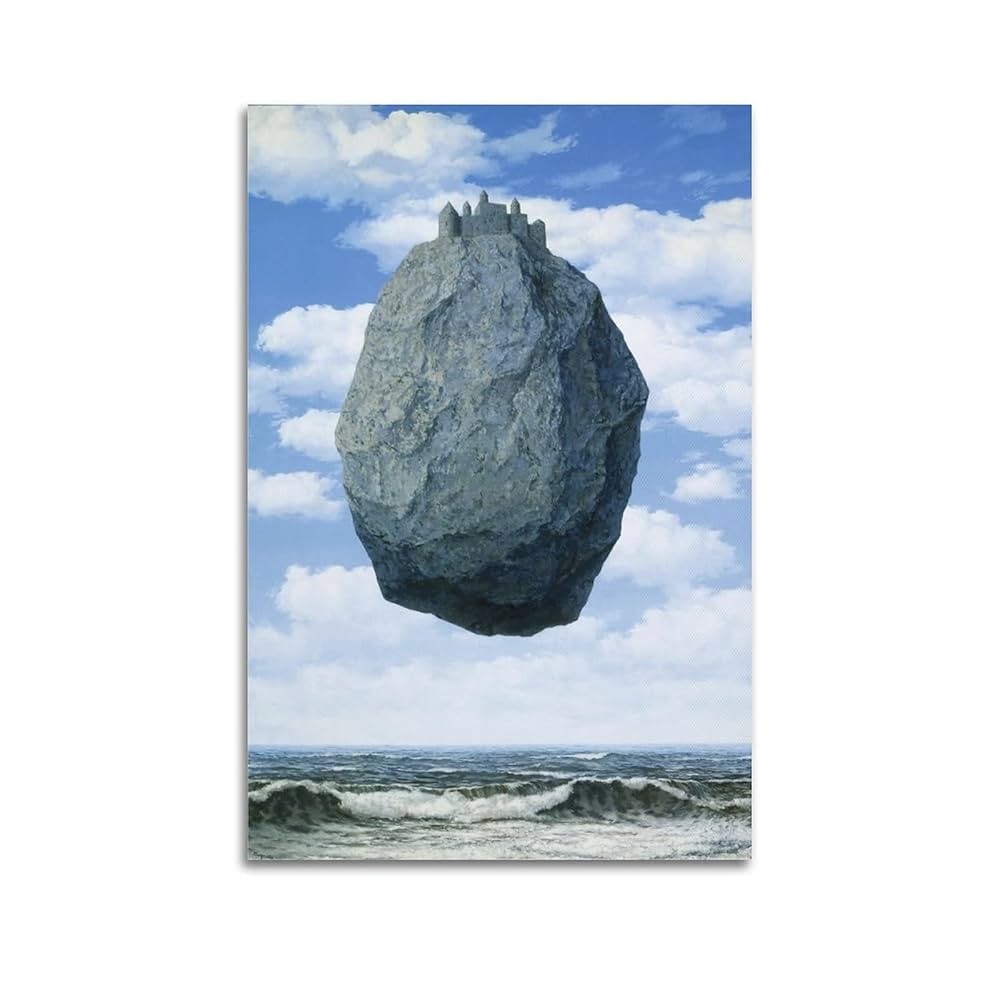 Amazon｜Rene Magritteルネ・マグリット画家作品「ピレネーの城