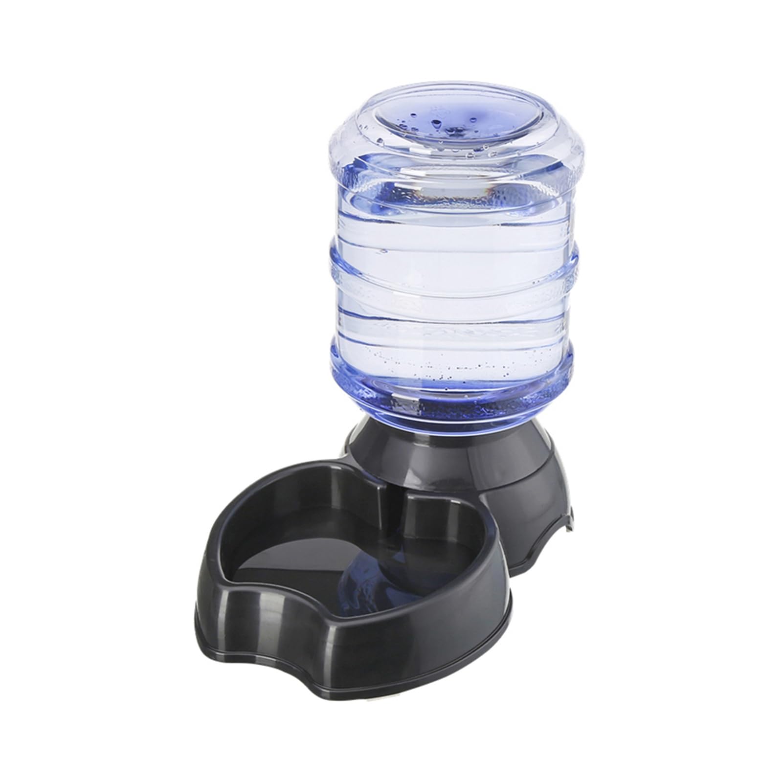 ulafbwur PP 3.8L Automatic Pet Feeder Dog Cat Drinking Bowl Large Capacity Water Food Holder